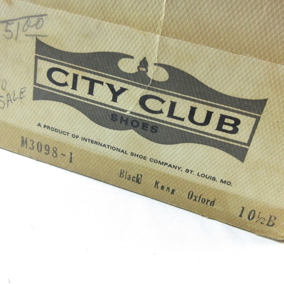 VTG Mid Century Men's Brogues Oxford Leather Shoes - Picture 13 of 14